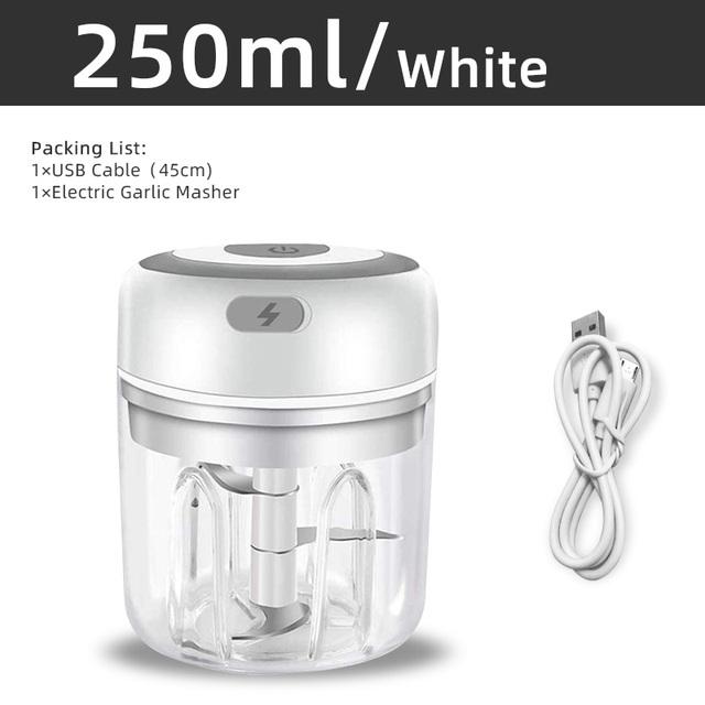 Mini Wireless Electric Garlic Chopper Portable