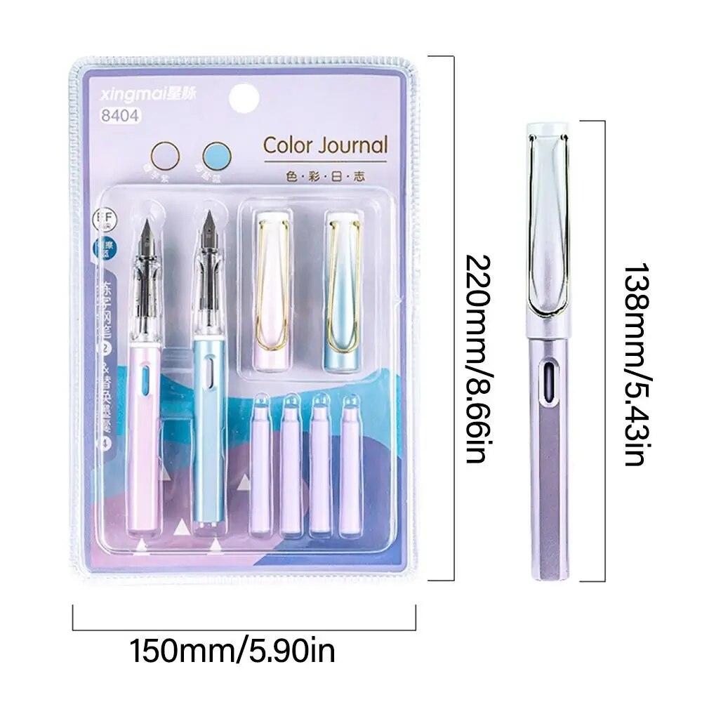 Ink Fountain Pen Replaceable Ink Gel Pen