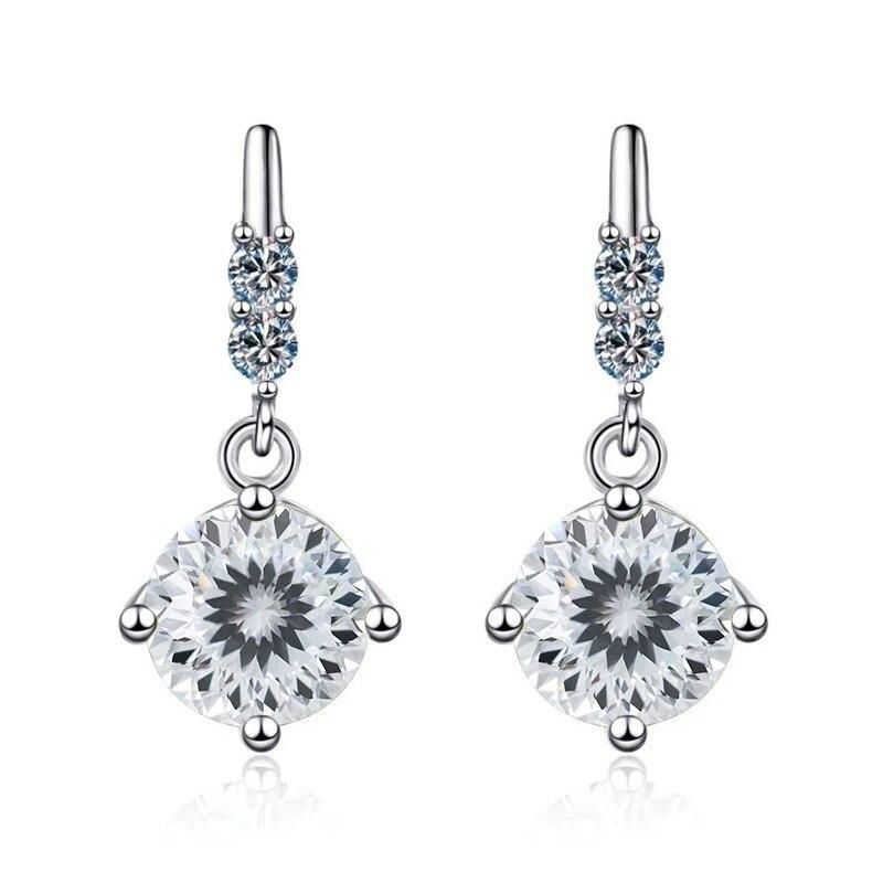 Men's 2 Carat Moissanite Engagement Ring In Silver