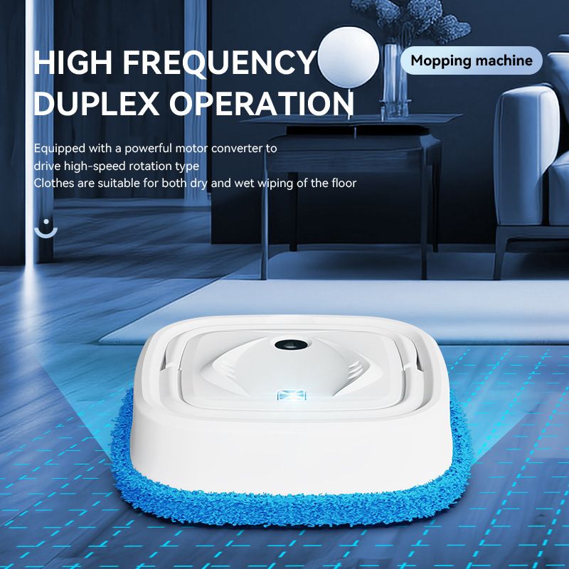 Electric Floor Mops Sweeper Household Floor Hair Care Robot Usb Rechargeable With Humidifier Function Waxing Lightening Care