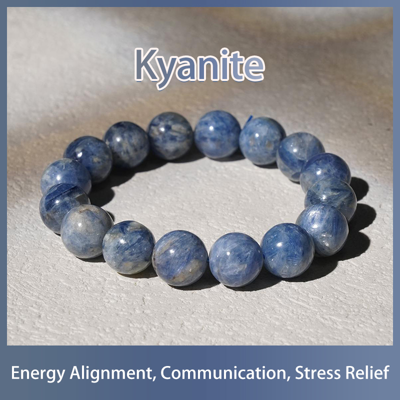 Kyanite Crystal Bracelets - Energy Alignment, Communication, Stress Relief