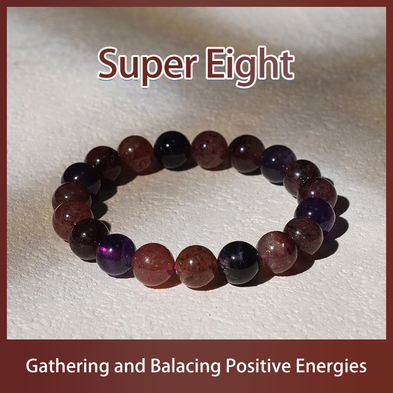Super Eight Crystal Bracelet - Gathering and Balacing Positive Energies