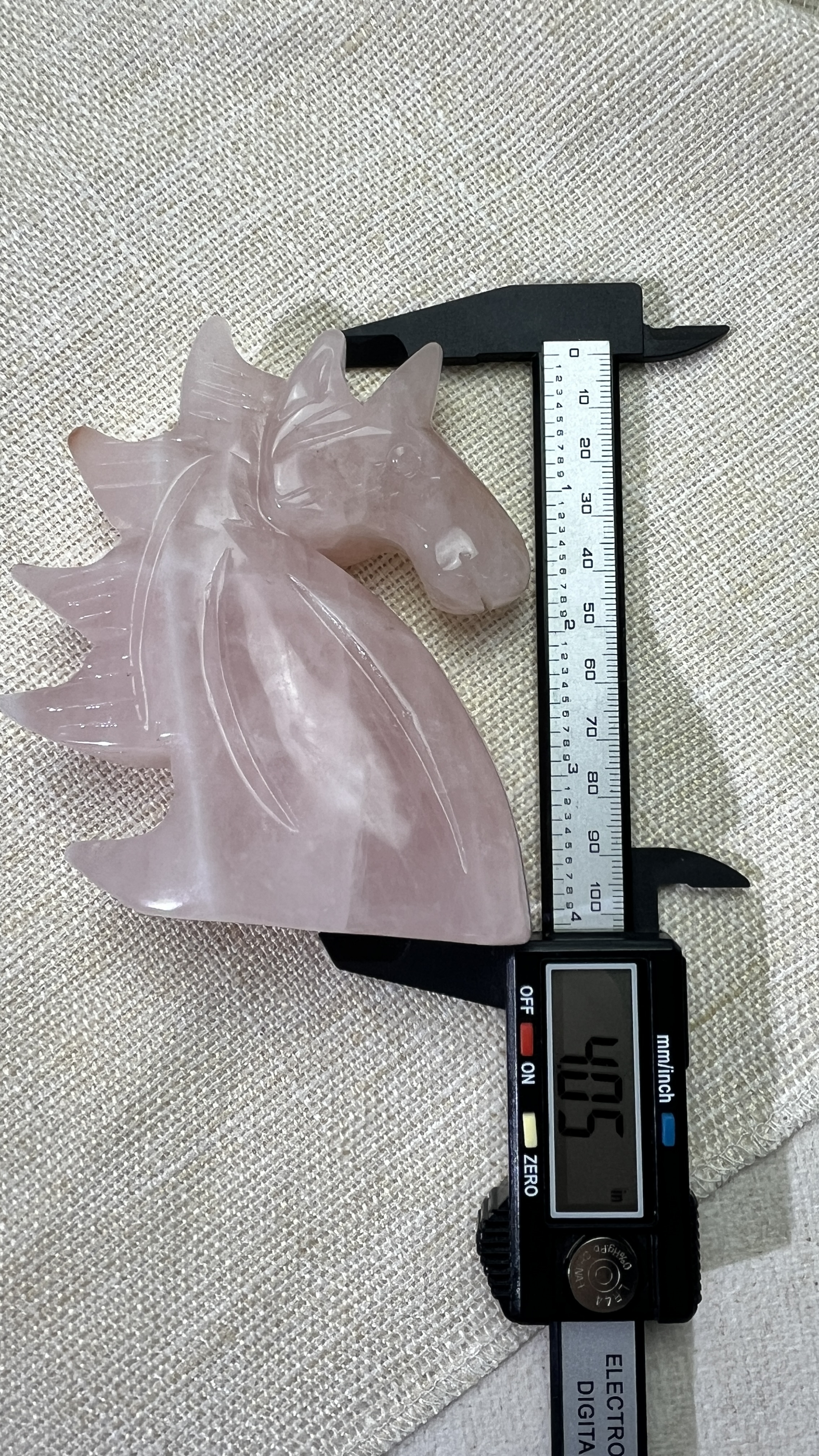 Natural Rose Quartz Pegasus – Pink Crystal Winged Horse Figurine & Fantasy Decor