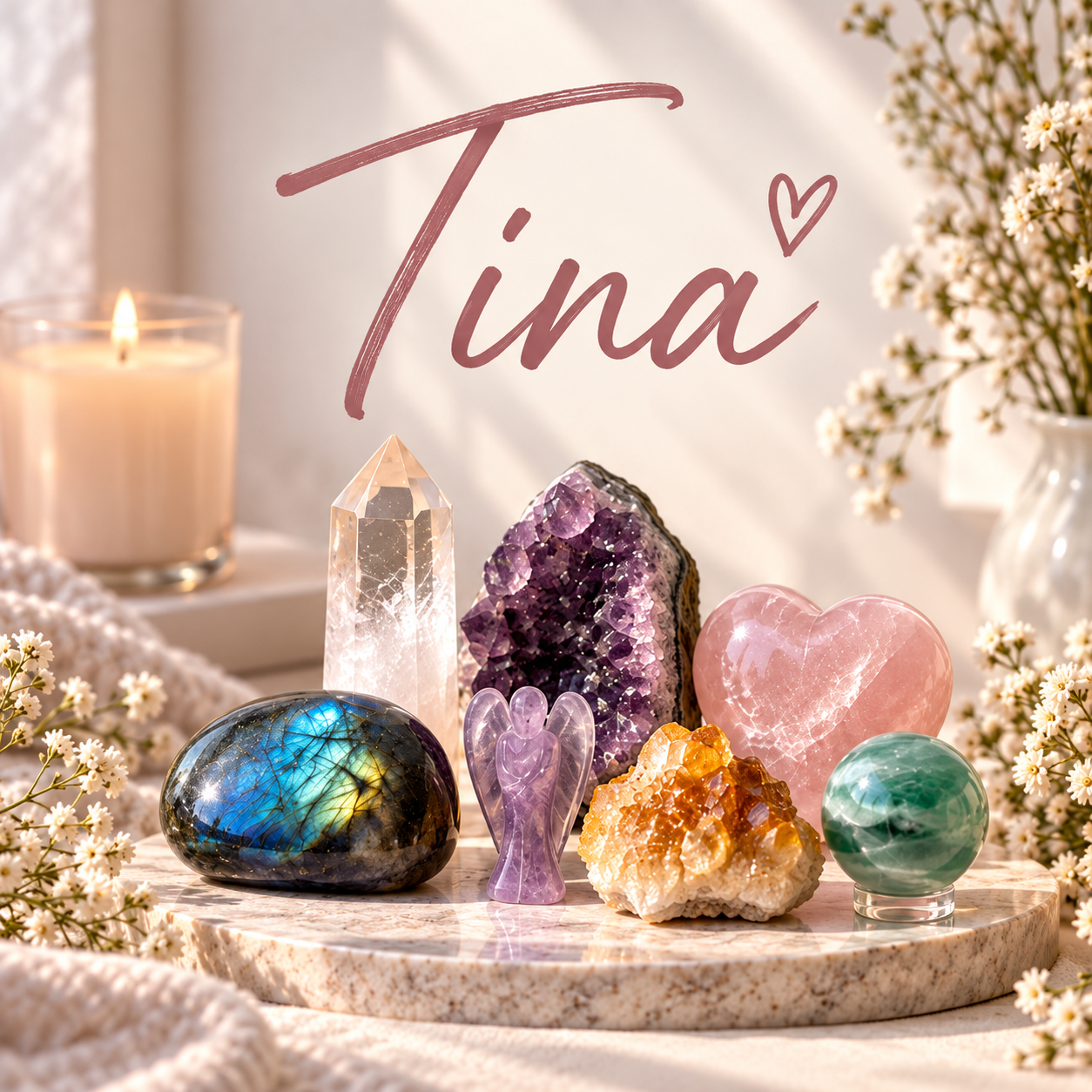 Tina -Customized Handpicked Crystal & Carvings-HighlandCrystal Lover