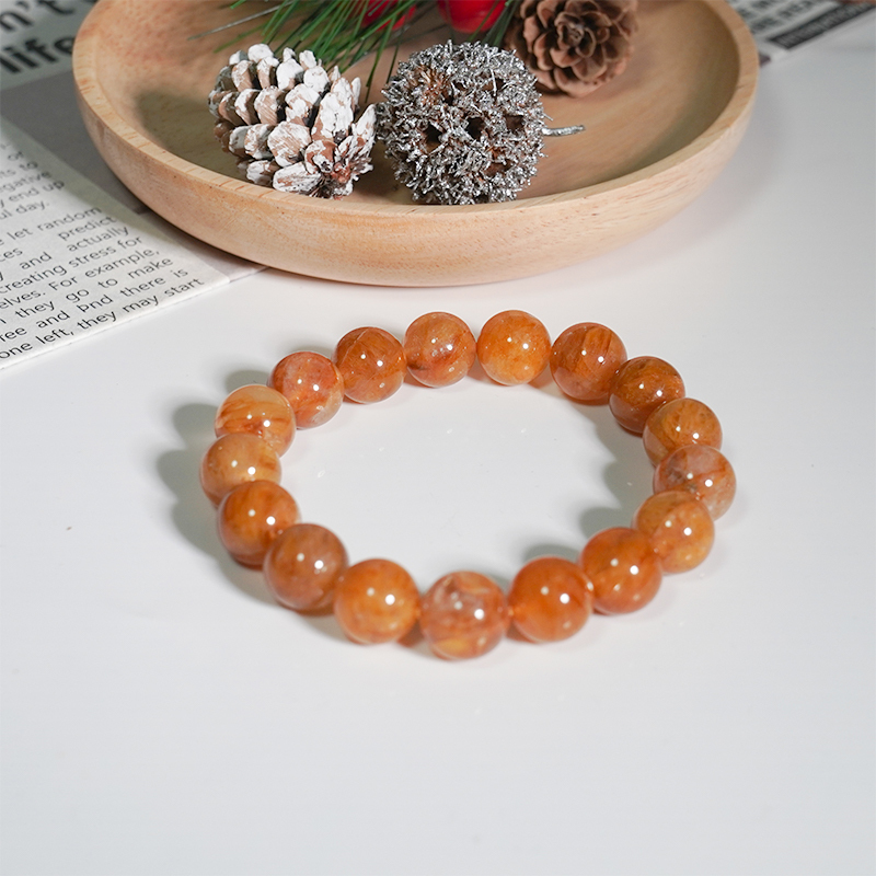 HighlandCrystal Golden Healer Crystal Stone Stretch Bracelet Healing Crystal Souvenir Bracelet - Cleansing, Cellular Regeneration, Connection