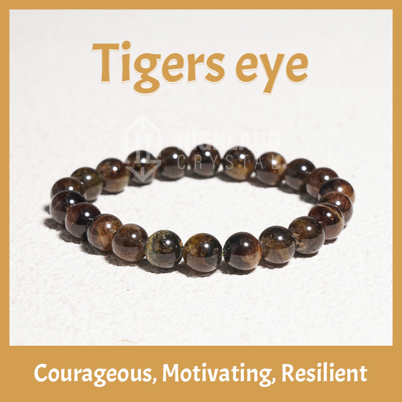 Yellow Tiger eye Bracelets 8mm 9mm 10mm 11mm