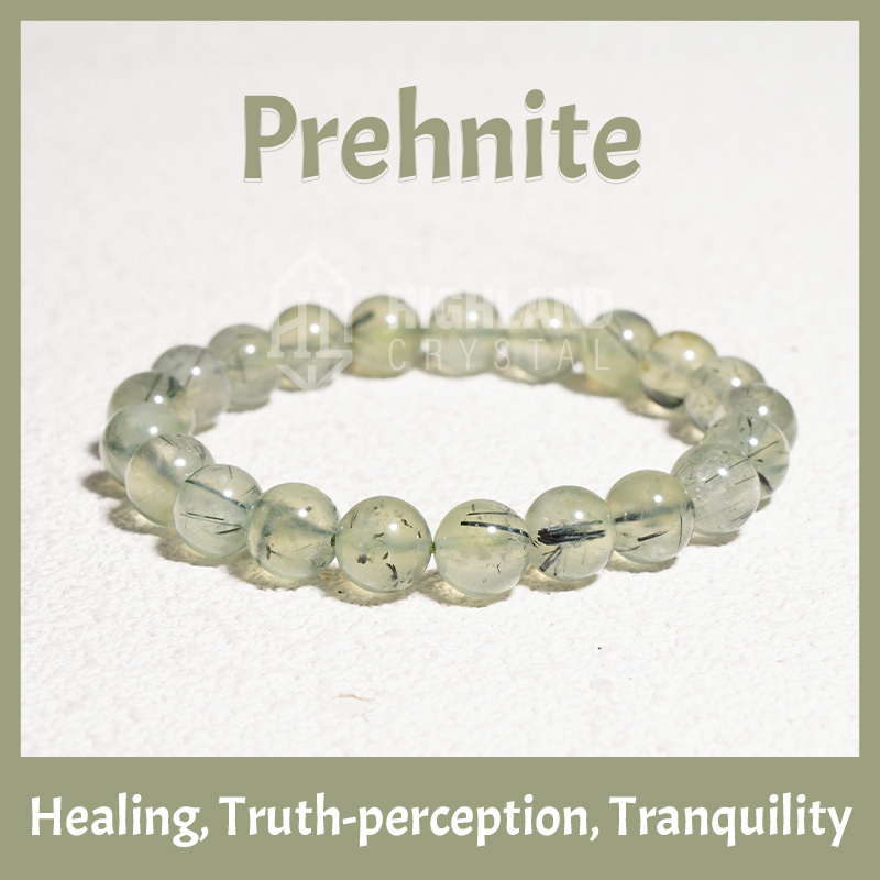 Prehnite Jasper Crystal Bracelets -  Healing Truth-perception Tranquility