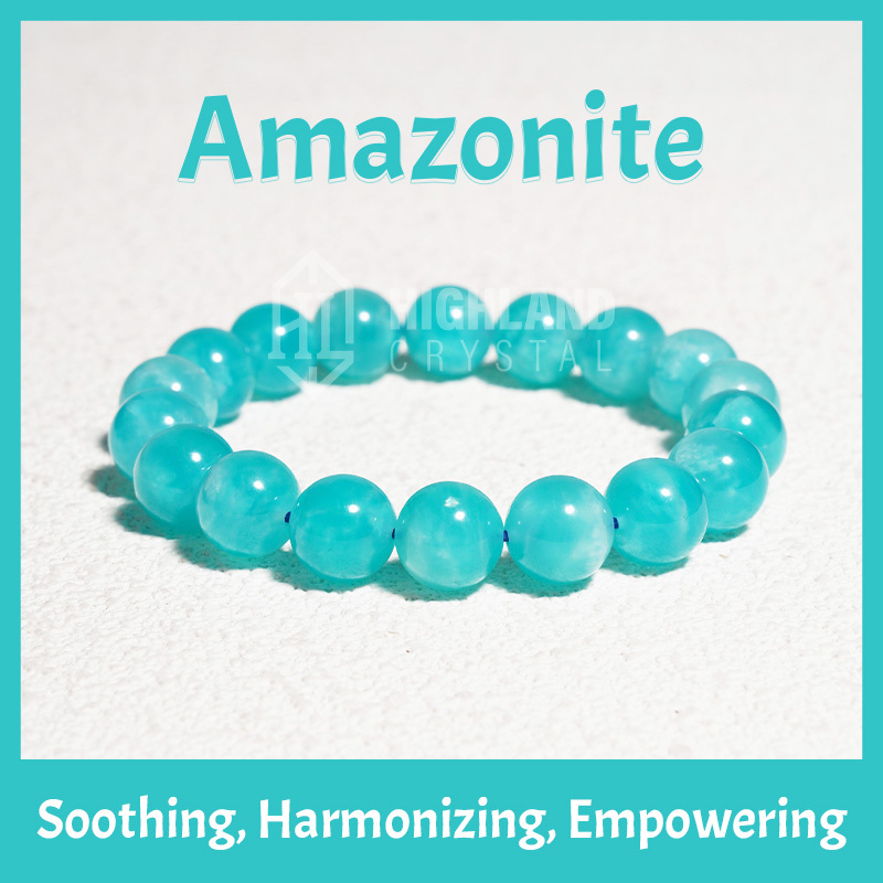 Amazonite Bracelets 9mm 10mm 11mm 12mm