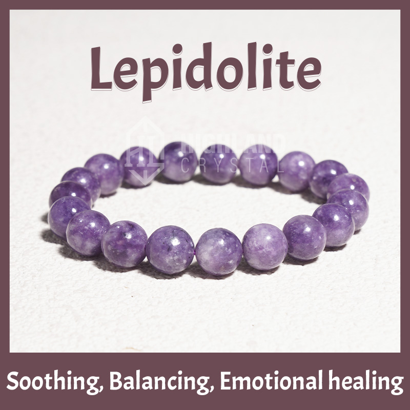Lepedolite Crystal Bracelets -  Balancing Emotional Healing