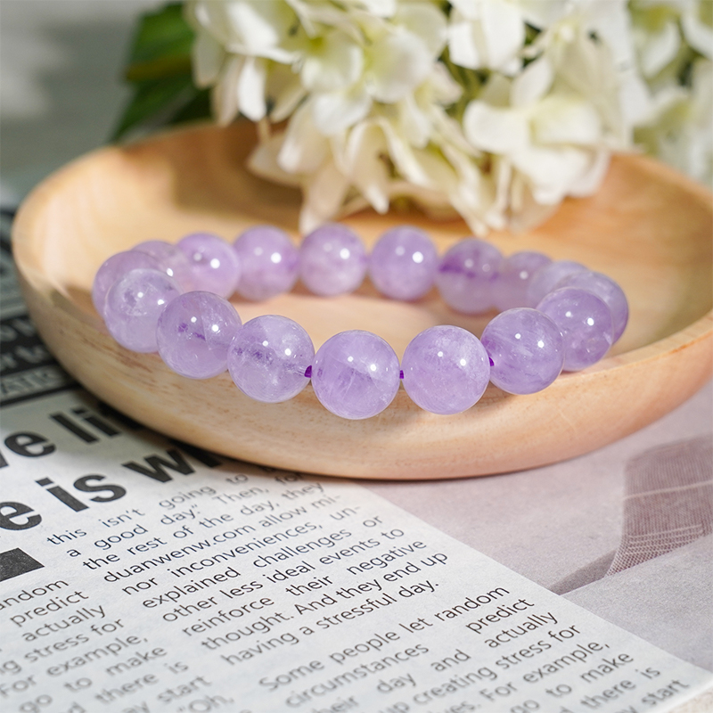  Laverder Crystal Bracelets -  Calm Peace Innocenc