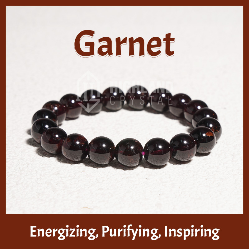 Garnet Crystal Bracelets - Energizing Purifying Inspiring