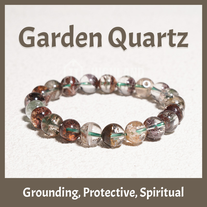 Green Garden Quartz Bracelet 8mm 10mm 13mm