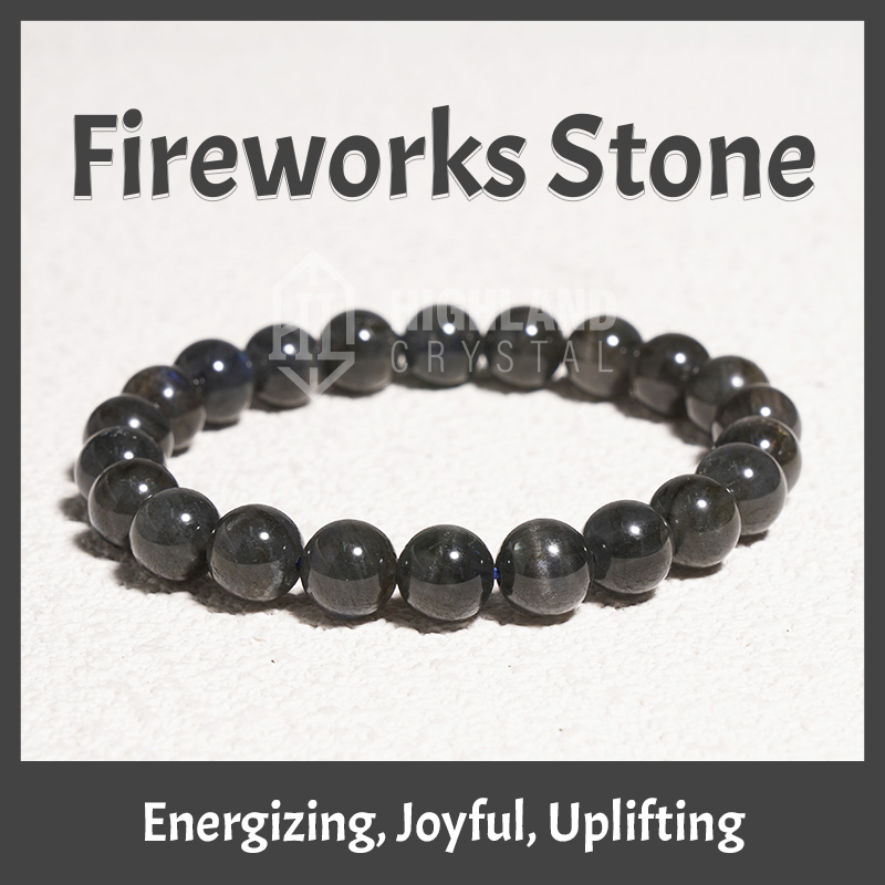 Fireworks Stone Crystal Bracelets - Energizing Joyful Uplifting