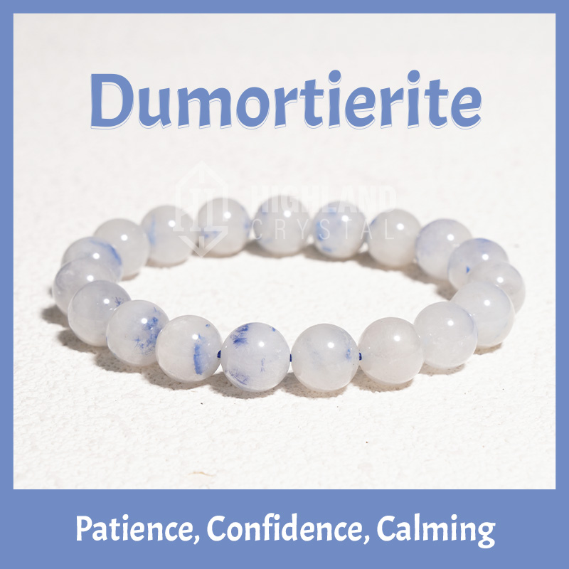  Dumortierite Crystal Bracelets - Patience Confidence Calming