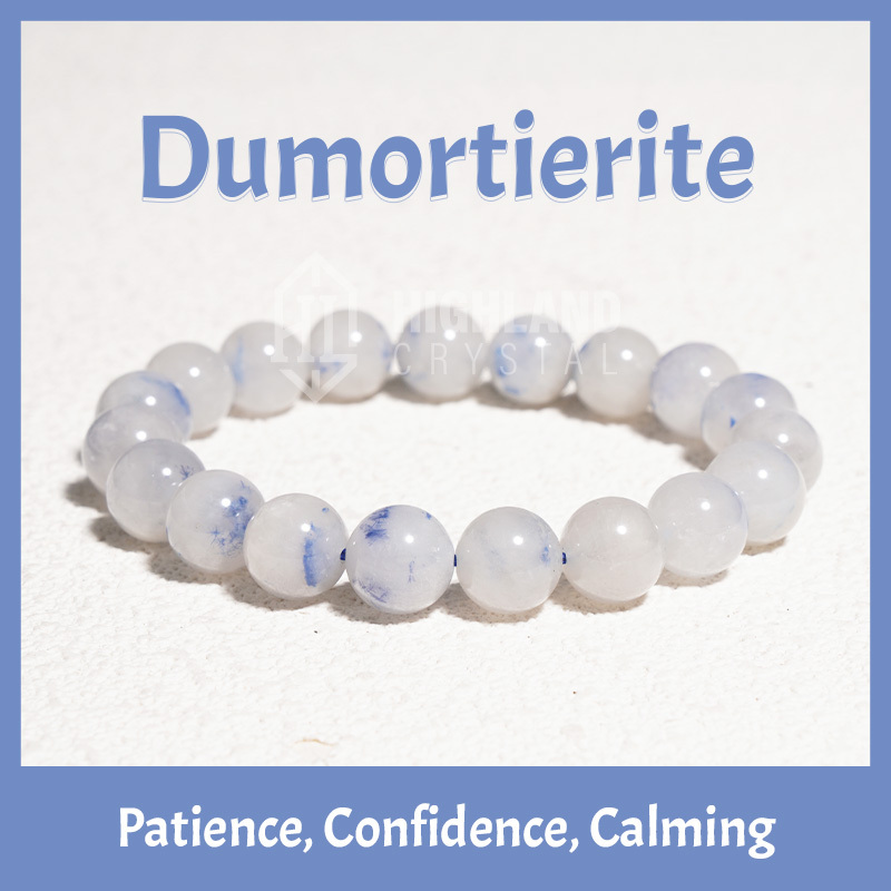  Dumortierite Crystal Bracelets - Patience Confidence Calming
