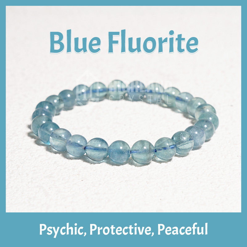 Blue Fluorite Bracelet - Psychic Protective Peaceful
