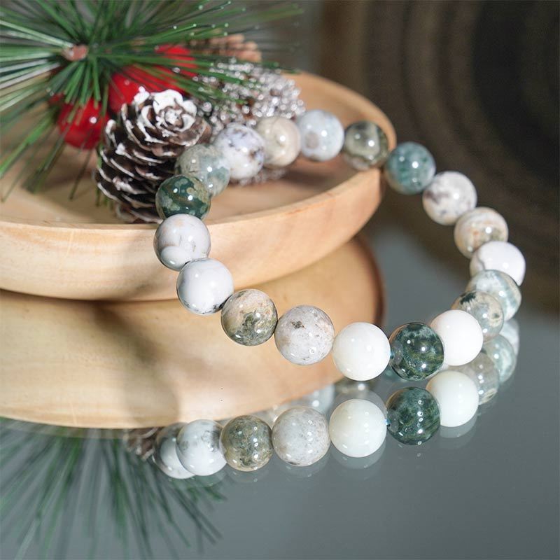 Ocean Jasper Crystal Bracelets -  Patience Peace Understanding