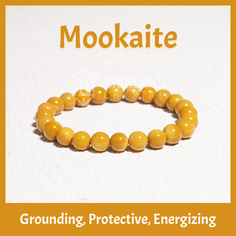Mookaite Crystal Stretch Bracelet - Grounding Protective Energizing