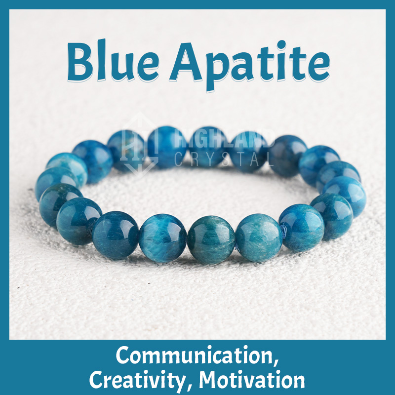 Blue Apetite Bracelets For Uniset Natural Healing Third Eye $ Throat chakra Crystal Stone For Future Medetation