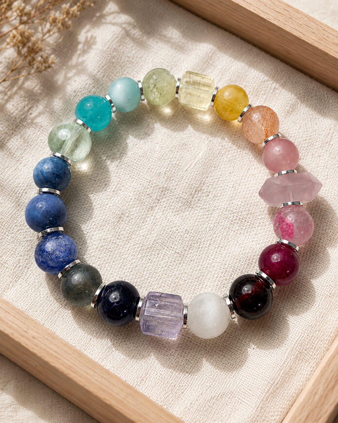 Realm of Dawn - Full Spectrum Gemstone Bracelet