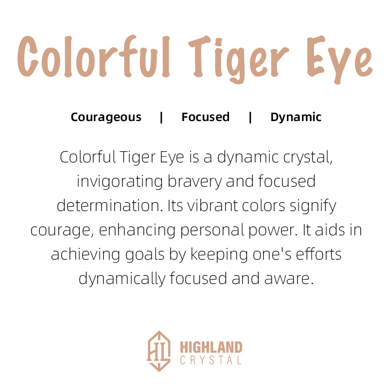 Colorful Tiger Eye Crystal Bracelets - Courageous Focused Dynamic