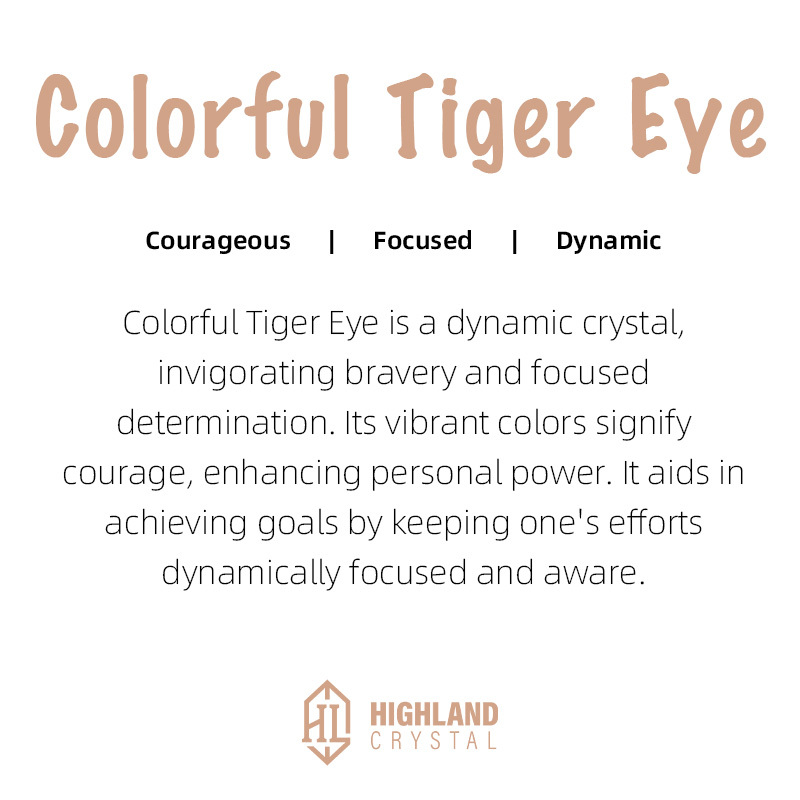 Colorful Tiger Eye Crystal Bracelets - Courageous Focused Dynamic