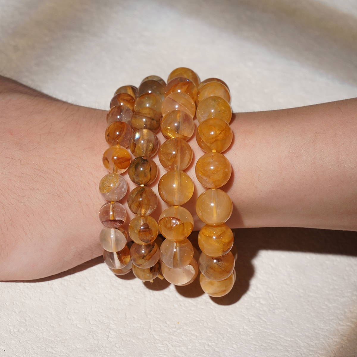 Golden Healer Crystal Bracelets