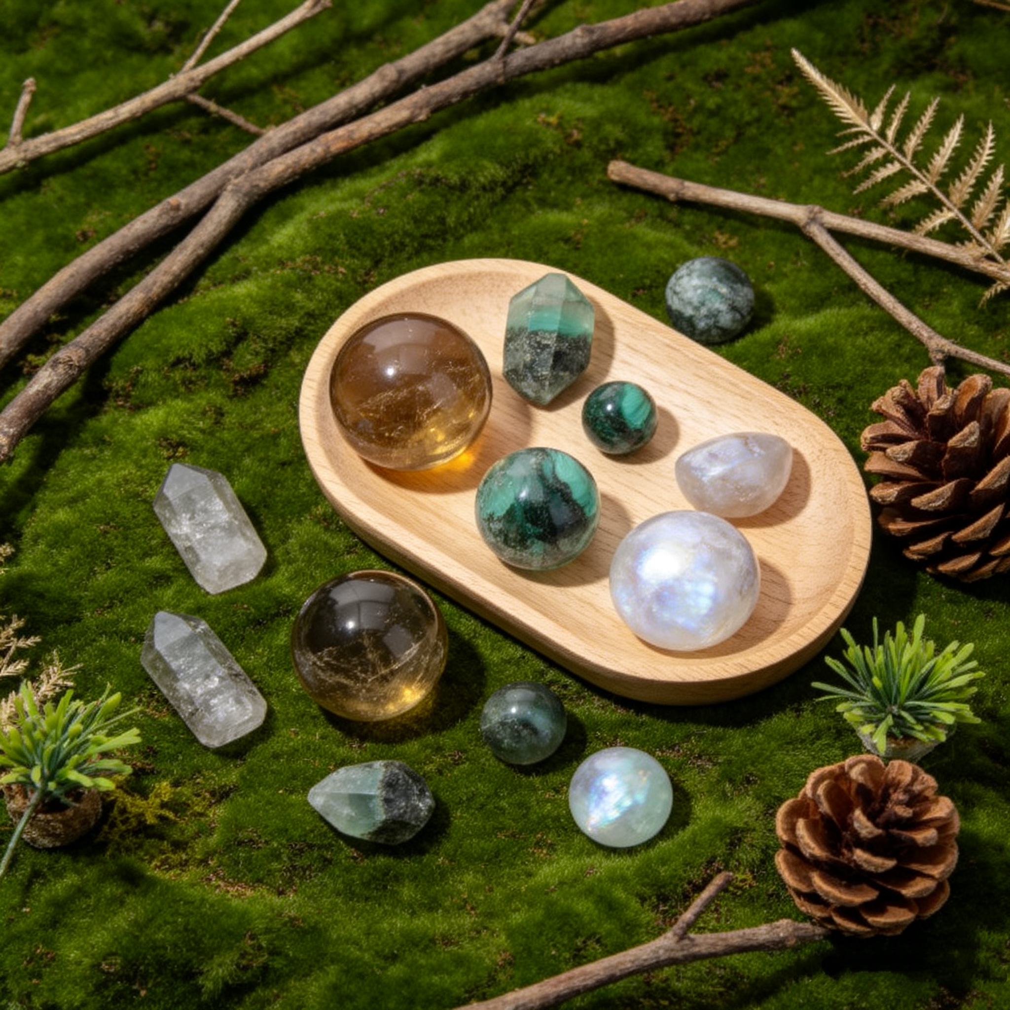 Joyce - Customized Handpicked Crystal & Carvings - HighlandCrystal Select