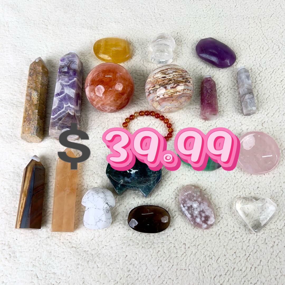 $39.99 Intuitive Crystal Bundle – A Unique, Handpicked Surprise Just for You