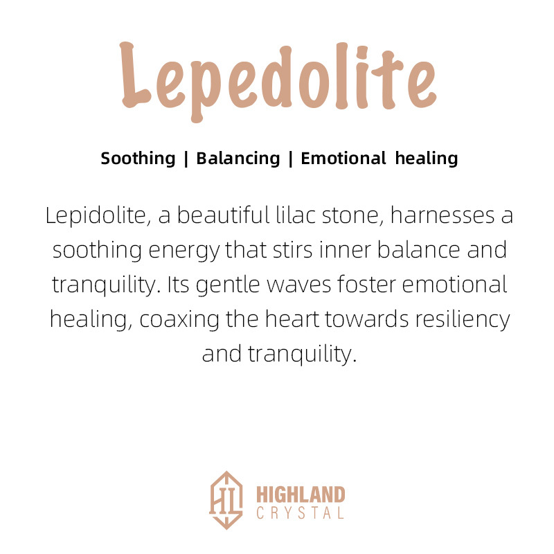Lepedolite Crystal Bracelets -  Balancing Emotional Healing
