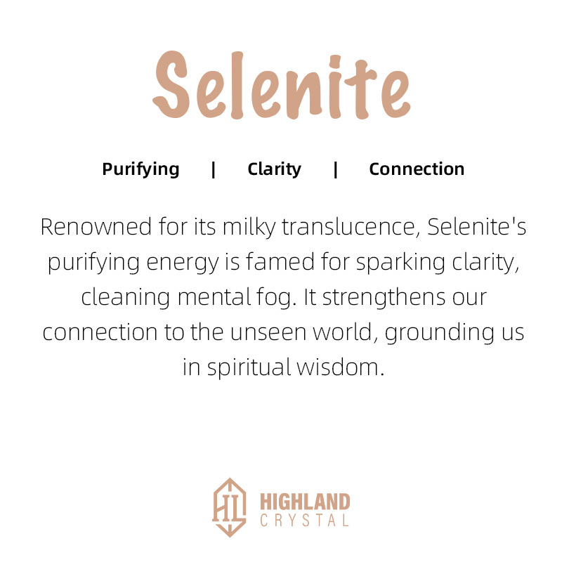 Selenite Crystal Bracelets-Purifying Clarity Connection