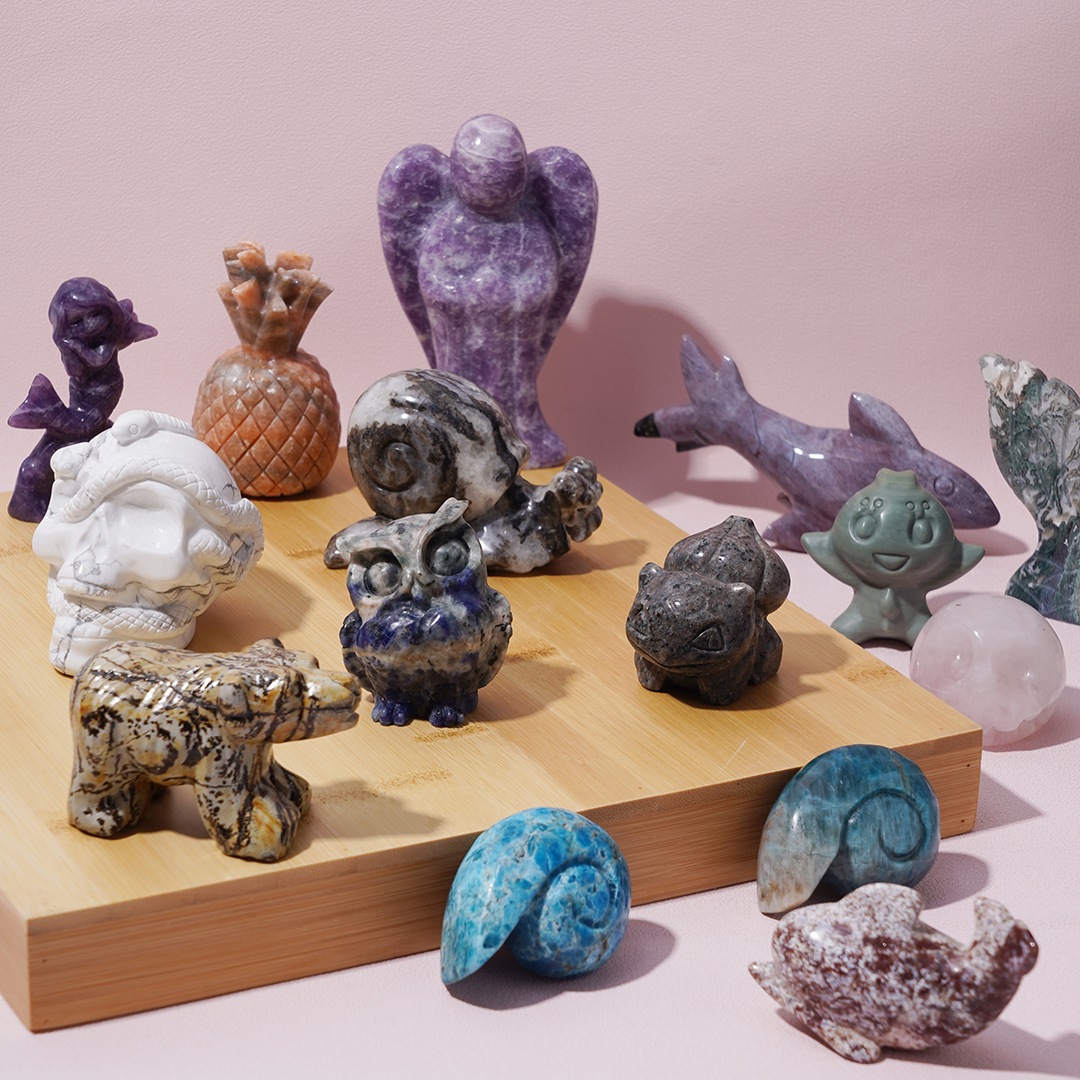 Mini Crystal Scoop – Crystal Scoop with Minis, Rare Crystals Surprise, Handcarft & Decoration