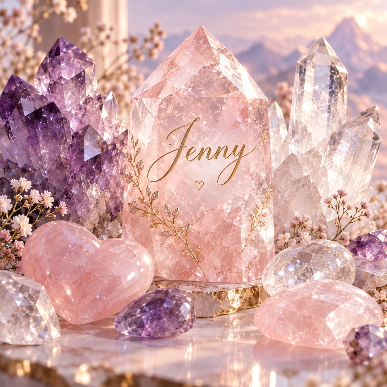 Jenny -Customized Handpicked Crystal & Carvings-HighlandCrystal Lover