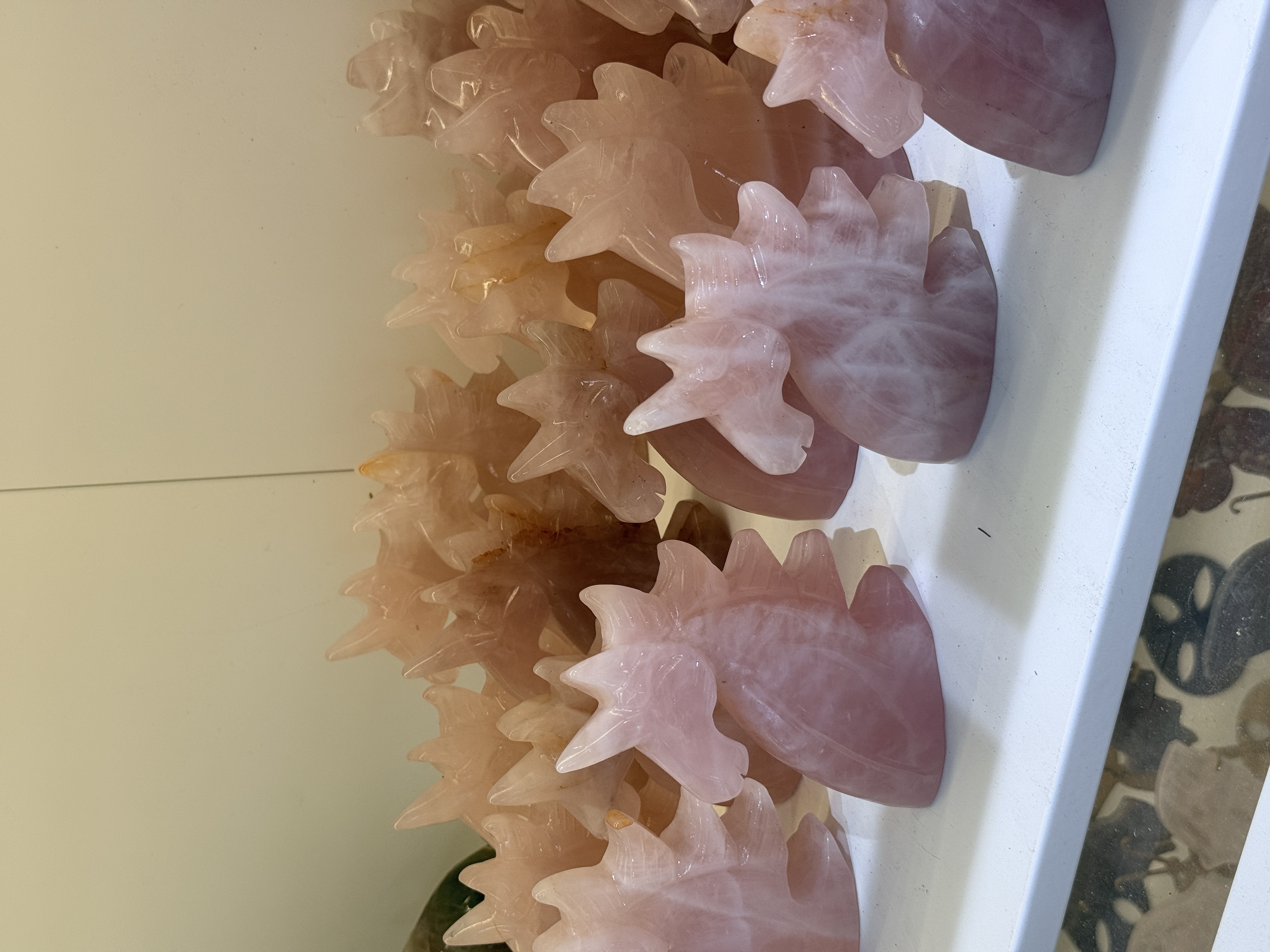 Natural Rose Quartz Pegasus – Pink Crystal Winged Horse Figurine & Fantasy Decor