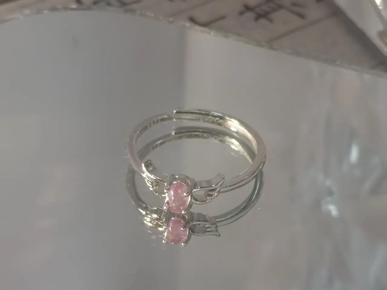 $15 RANGE CRYSTAL ADJUSTABLE RINGS WITH S925 STERLING STEEL
