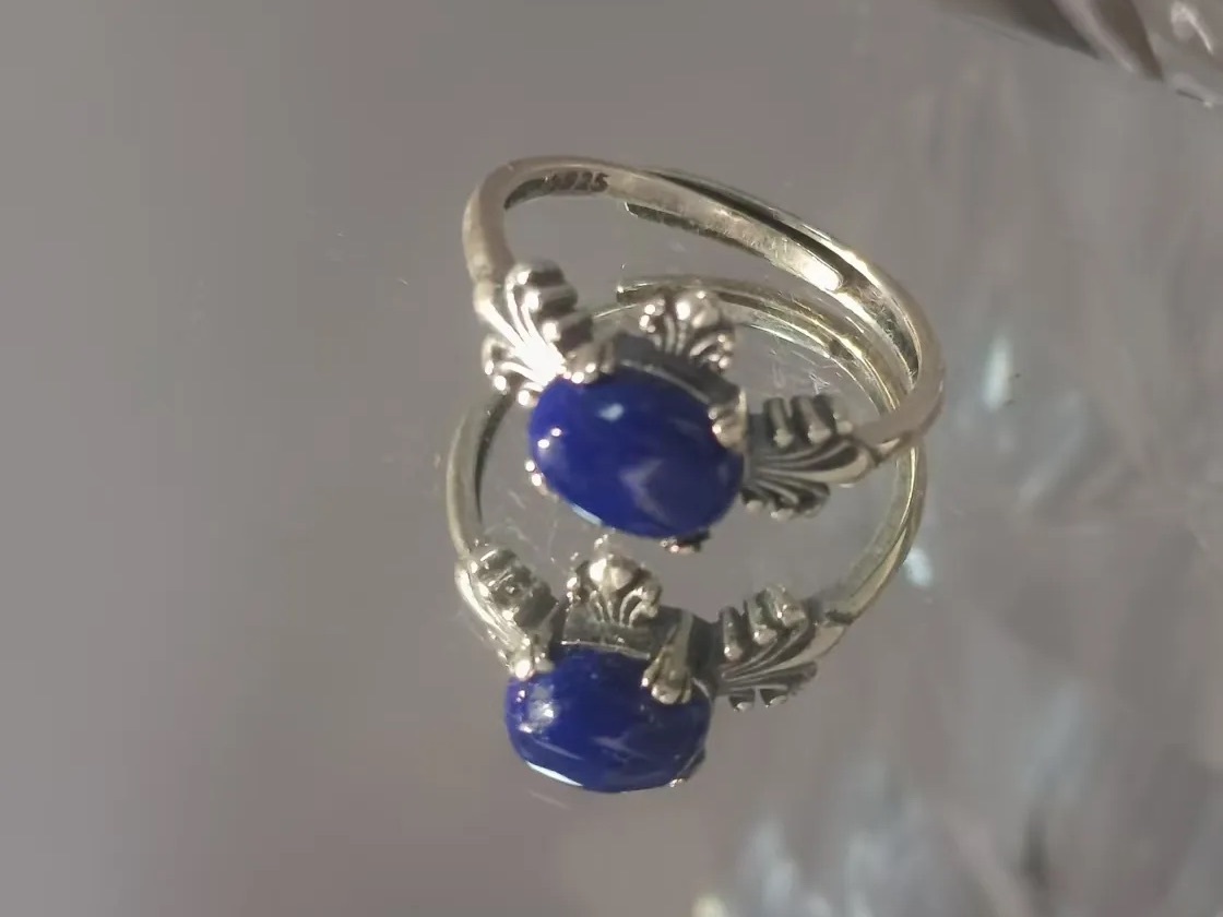 $15 RANGE CRYSTAL ADJUSTABLE RINGS WITH S925 STERLING STEEL