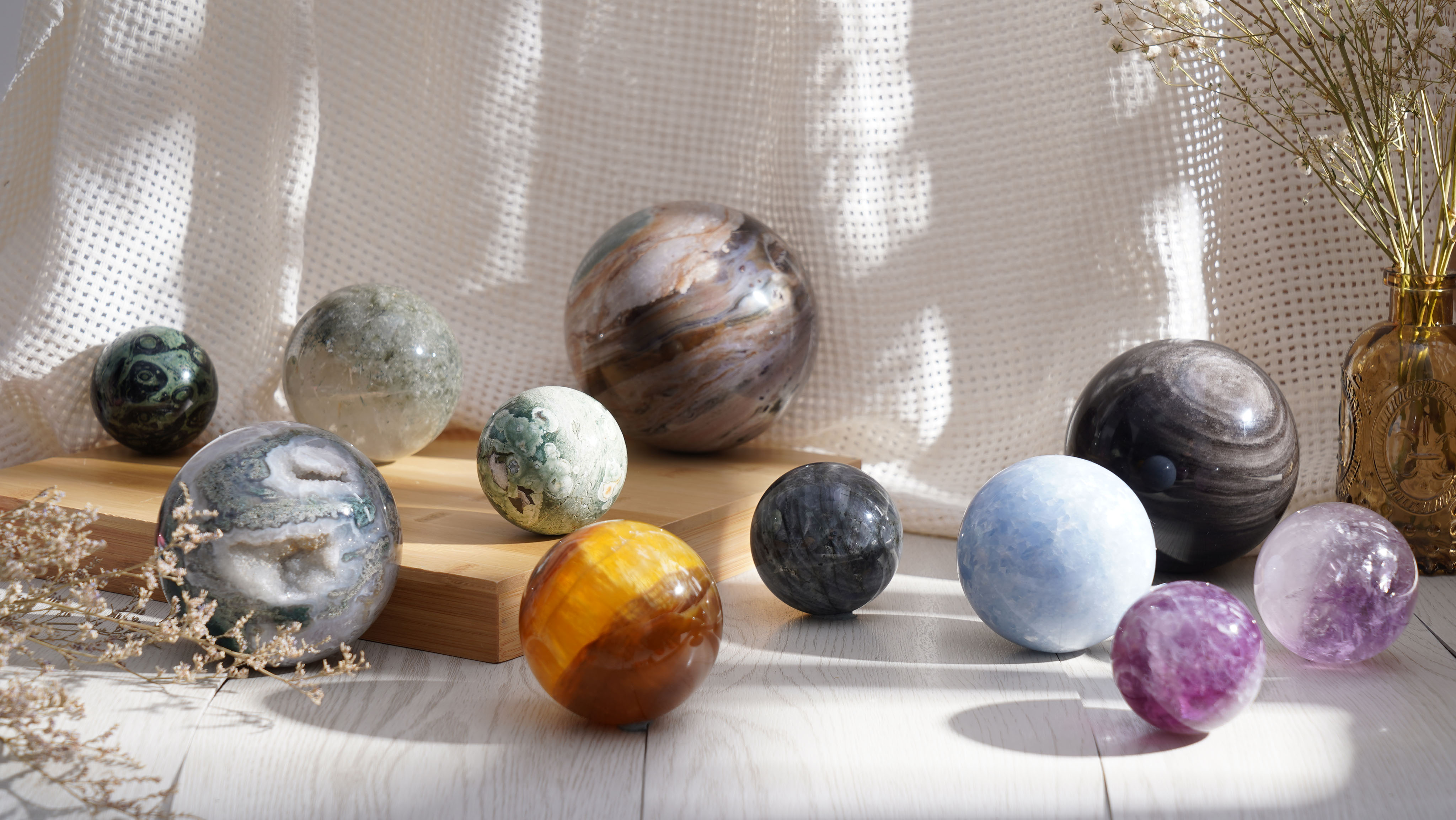 Mini Crystal Scoop – Crystal Scoop with Minis, Rare Crystals Surprise, Handcarft & Decoration