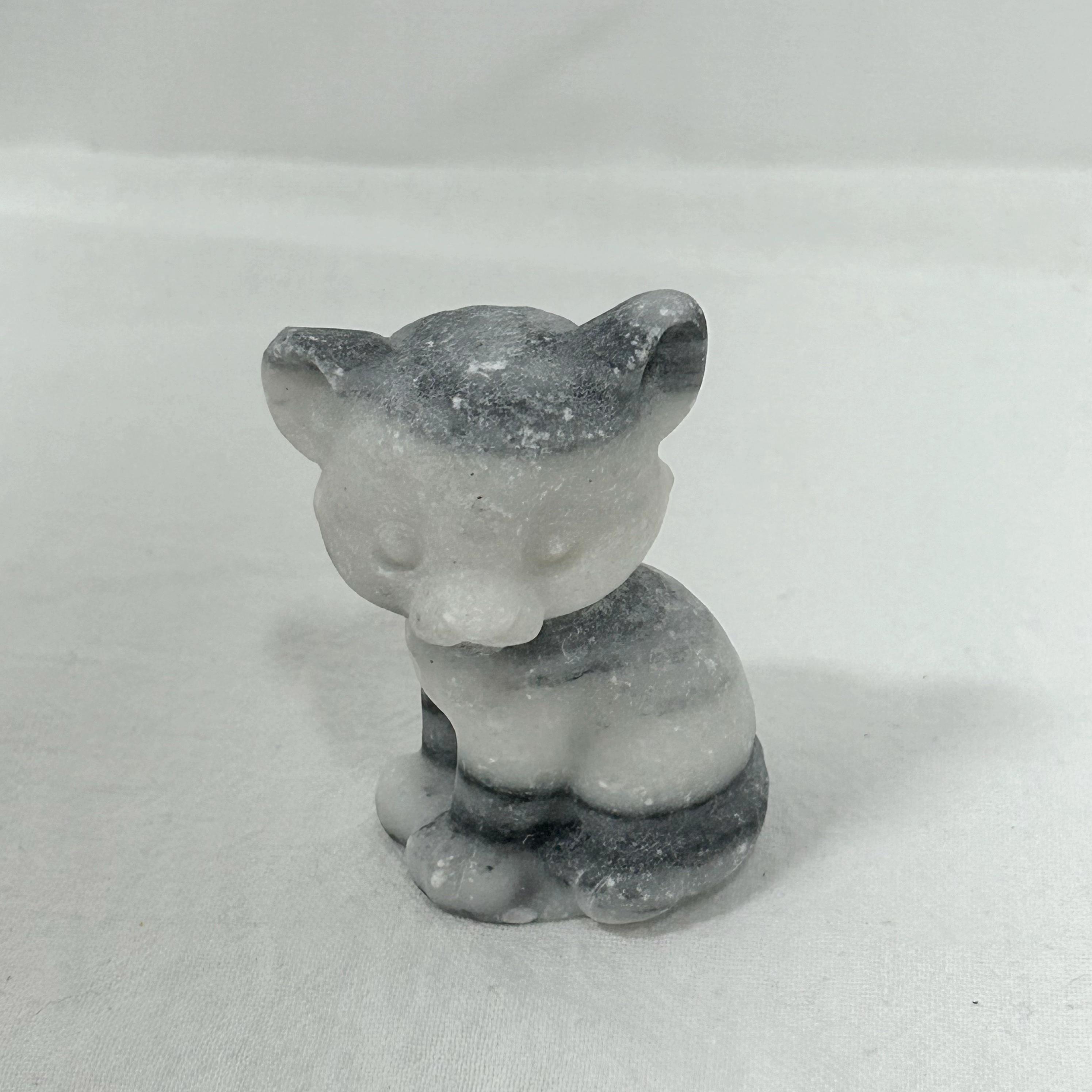 Gemstone Dog Figurine, Mini Stone Animal Decor, Symbol of Loyalty, Protection and Good Fortune, Dog Lover Gift