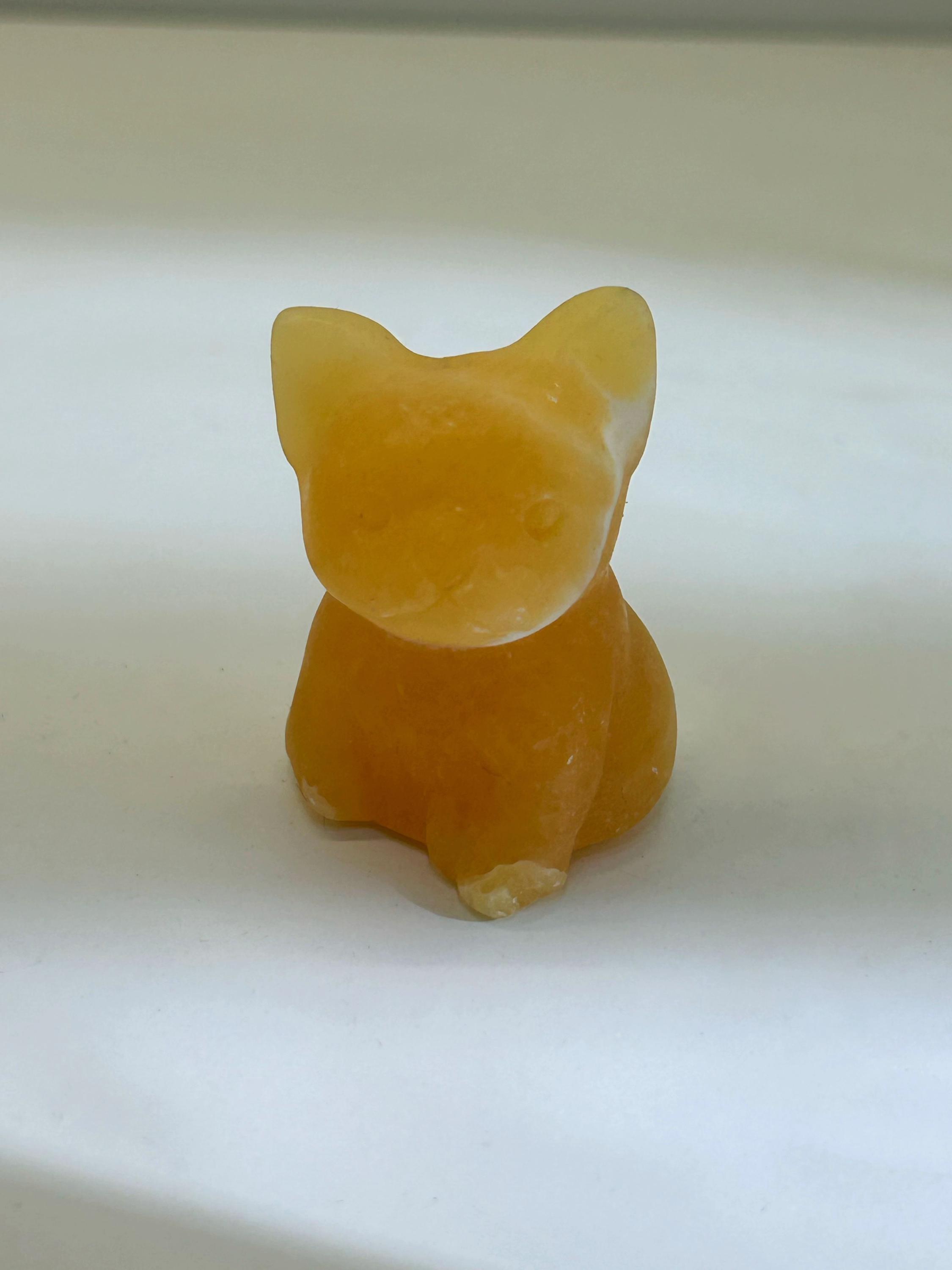 Crystal French Bulldog Carving, Obsidian, Cute Frenchie Figurine, desk companions, Crystal Gift