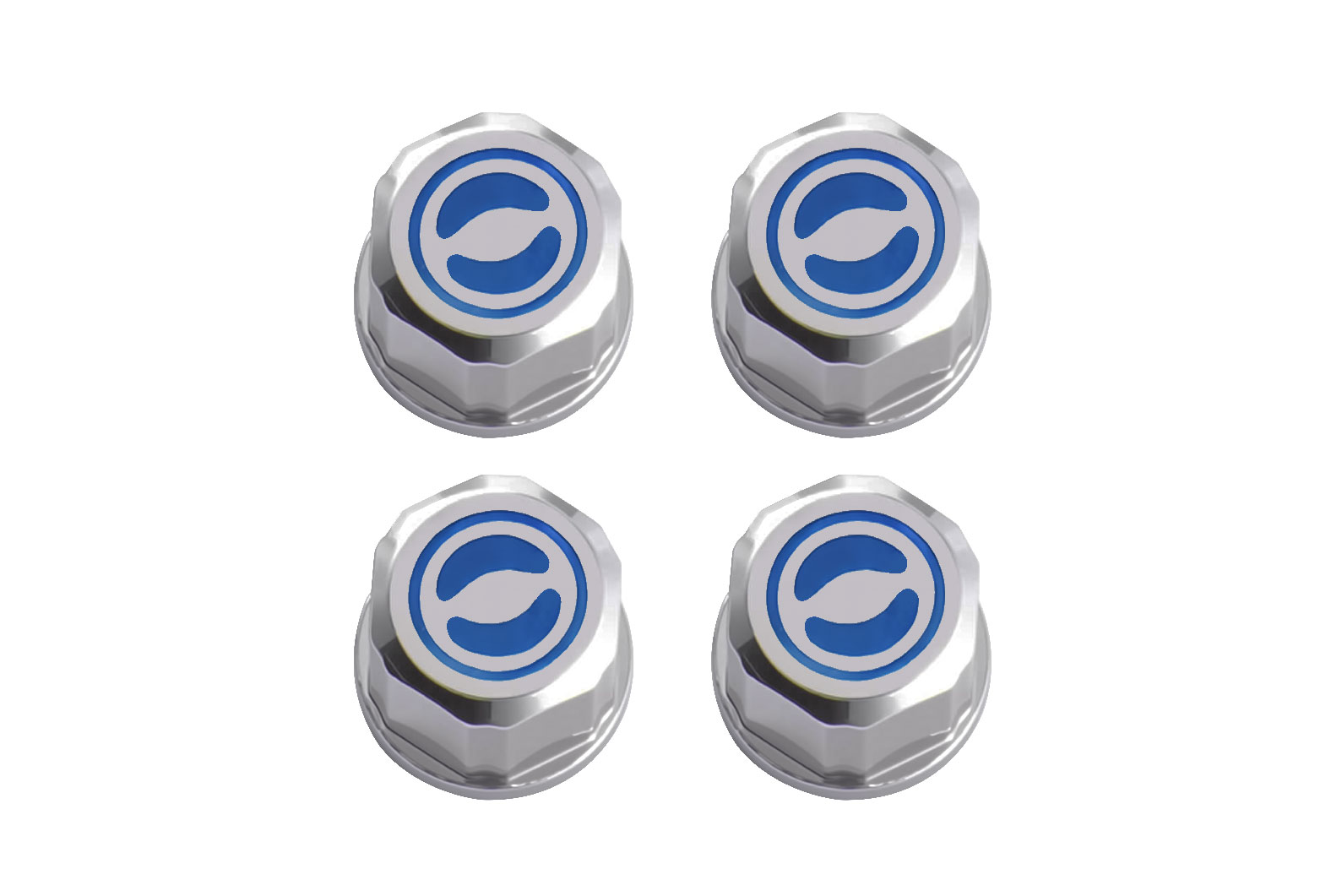 BATRAZZI M3 Aluminum Rogue Wheel Hubcaps for FCX18 (4pcs)
