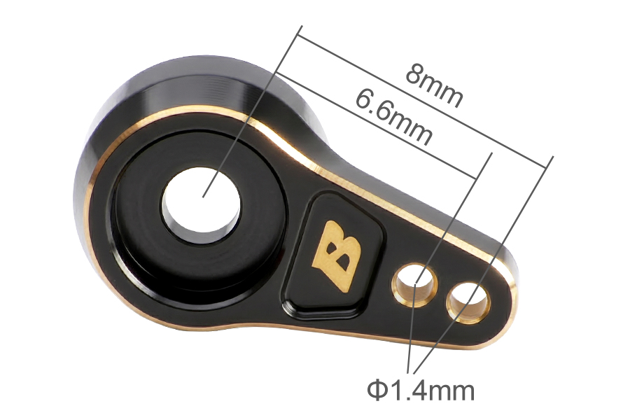 BATRAZZI Brass Servo Horn for Axial SCX30