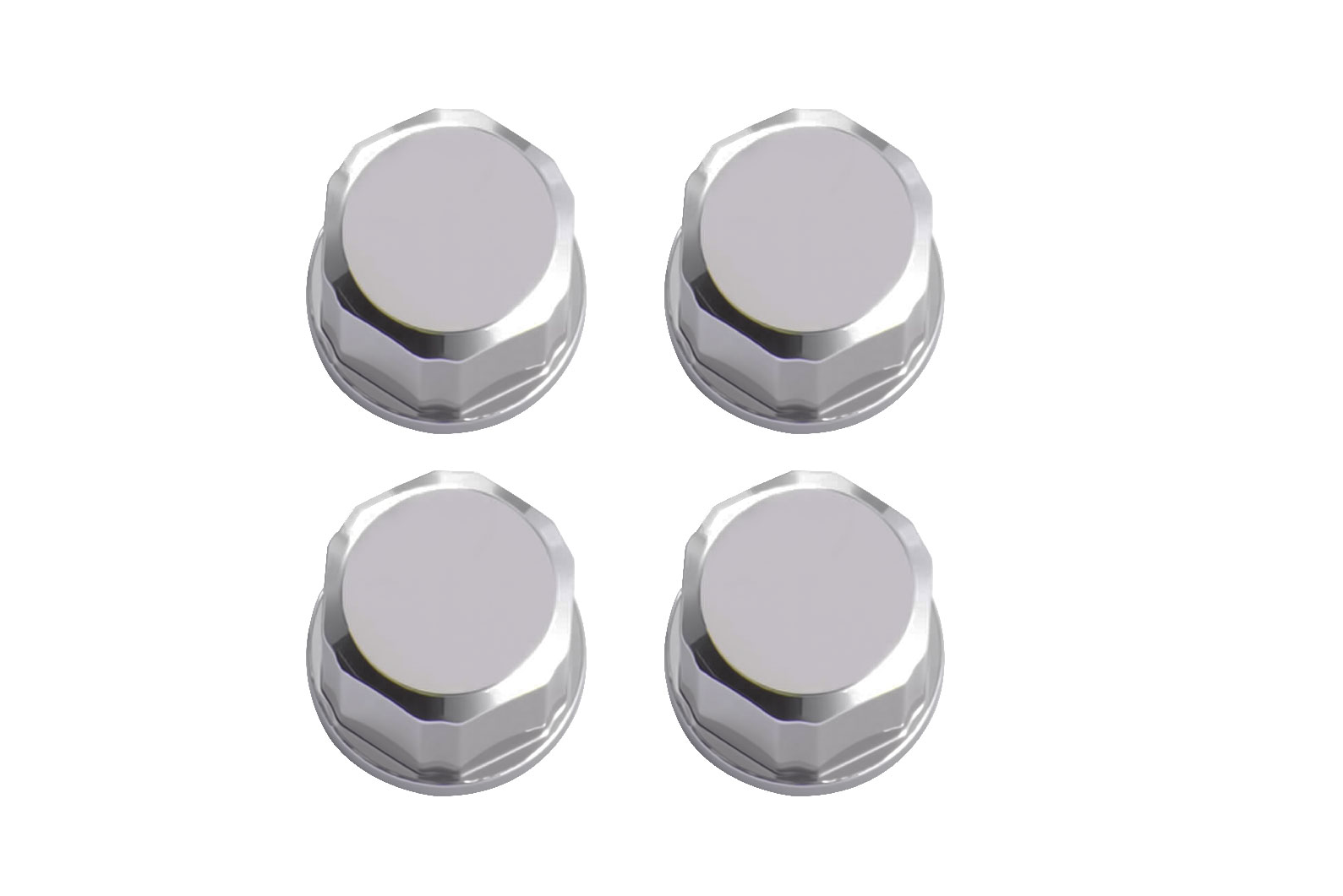 BATRAZZI M3 Aluminum Rogue Wheel Hubcaps for FCX18 (4pcs)