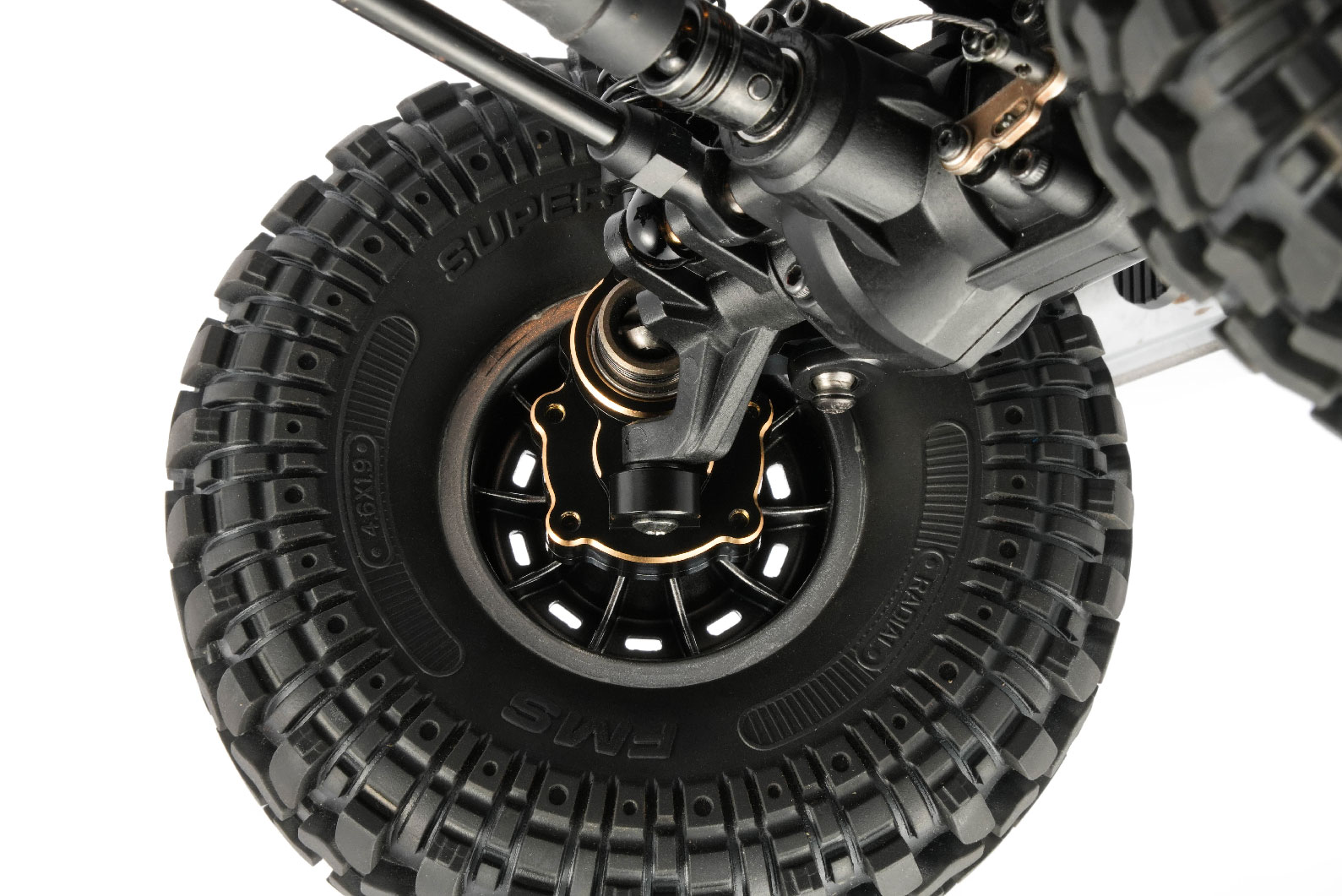 BATRAZZI Brass Portal Axle Housing for FMS FCX10 K5 & LC80 Pro