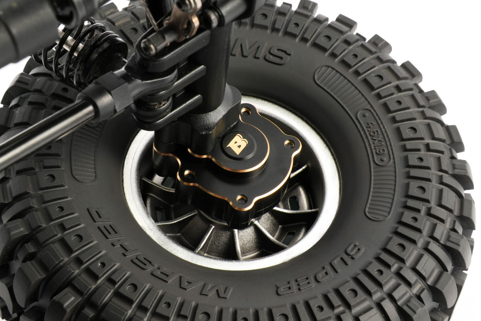 BATRAZZI Brass Portal Axle Housing for FMS FCX10 K5 & LC80 Pro