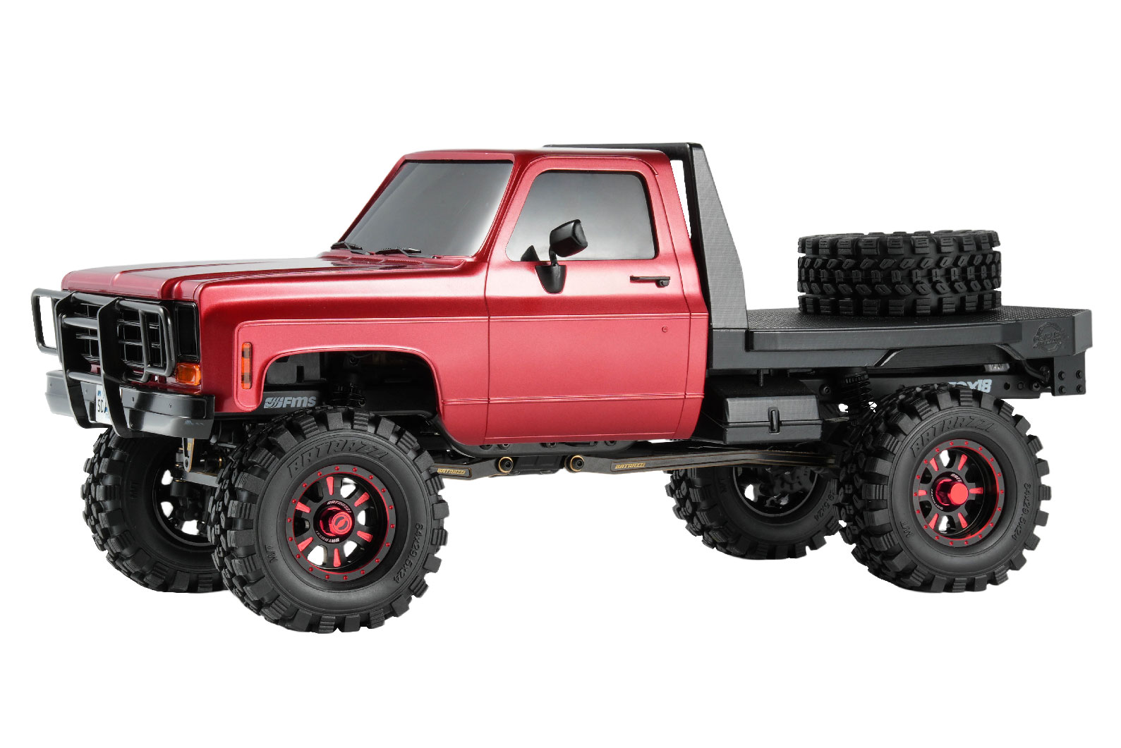 BATRAZZI Aluminum 1.2” Rogue Beadlock Wheels Black (4pcs)