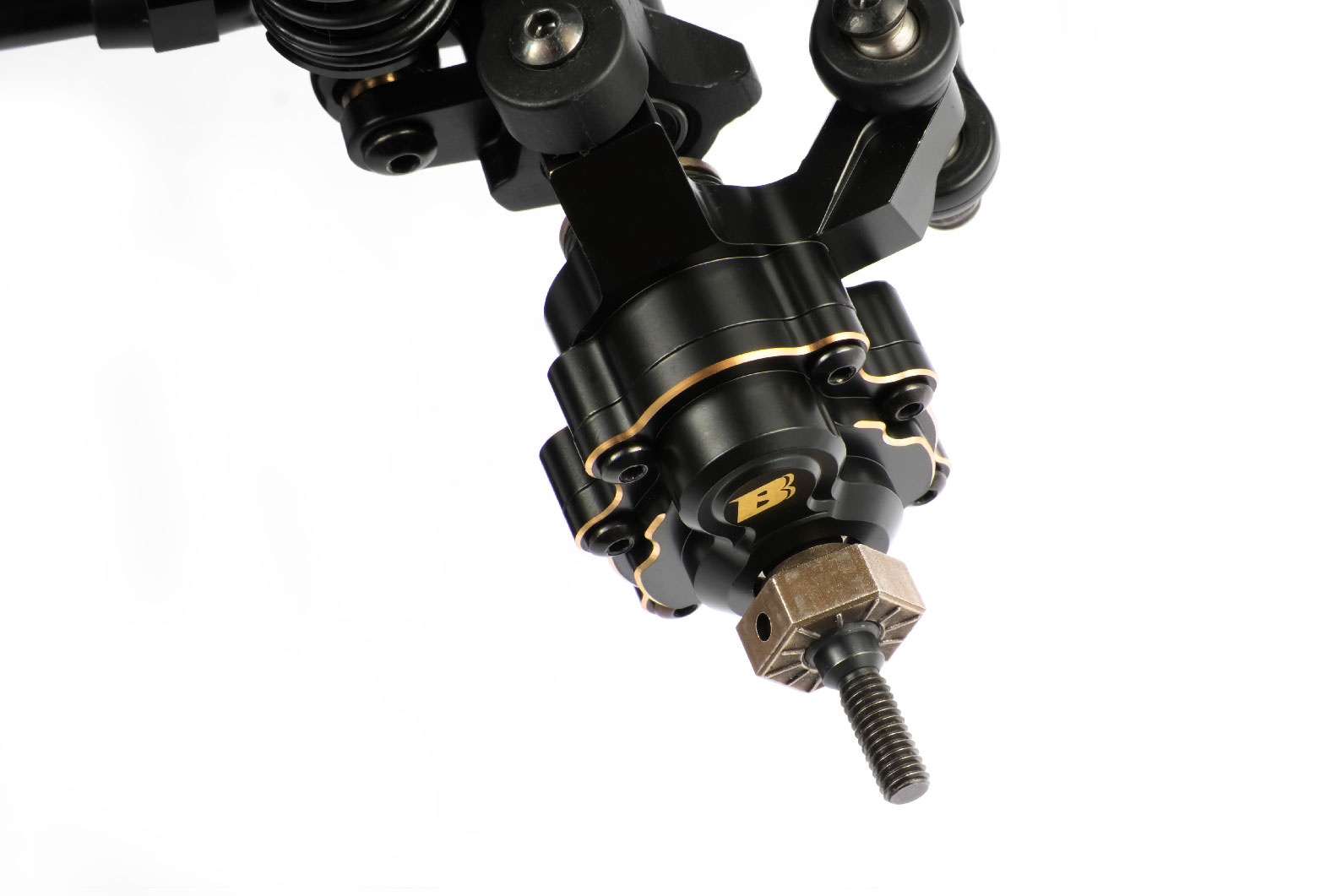 BATRAZZI Brass Portal Axle Housing for FMS FCX10 K5 & LC80 Pro