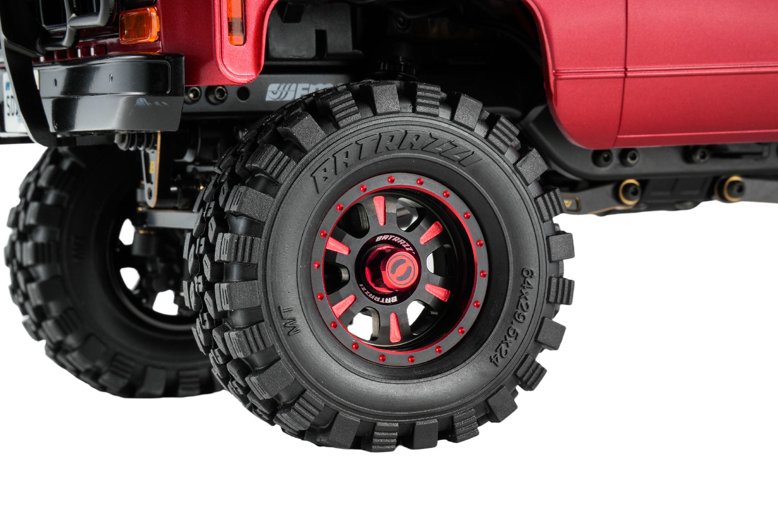 BATRAZZI Aluminum 1.2” Rogue Beadlock Wheels Black (4pcs)