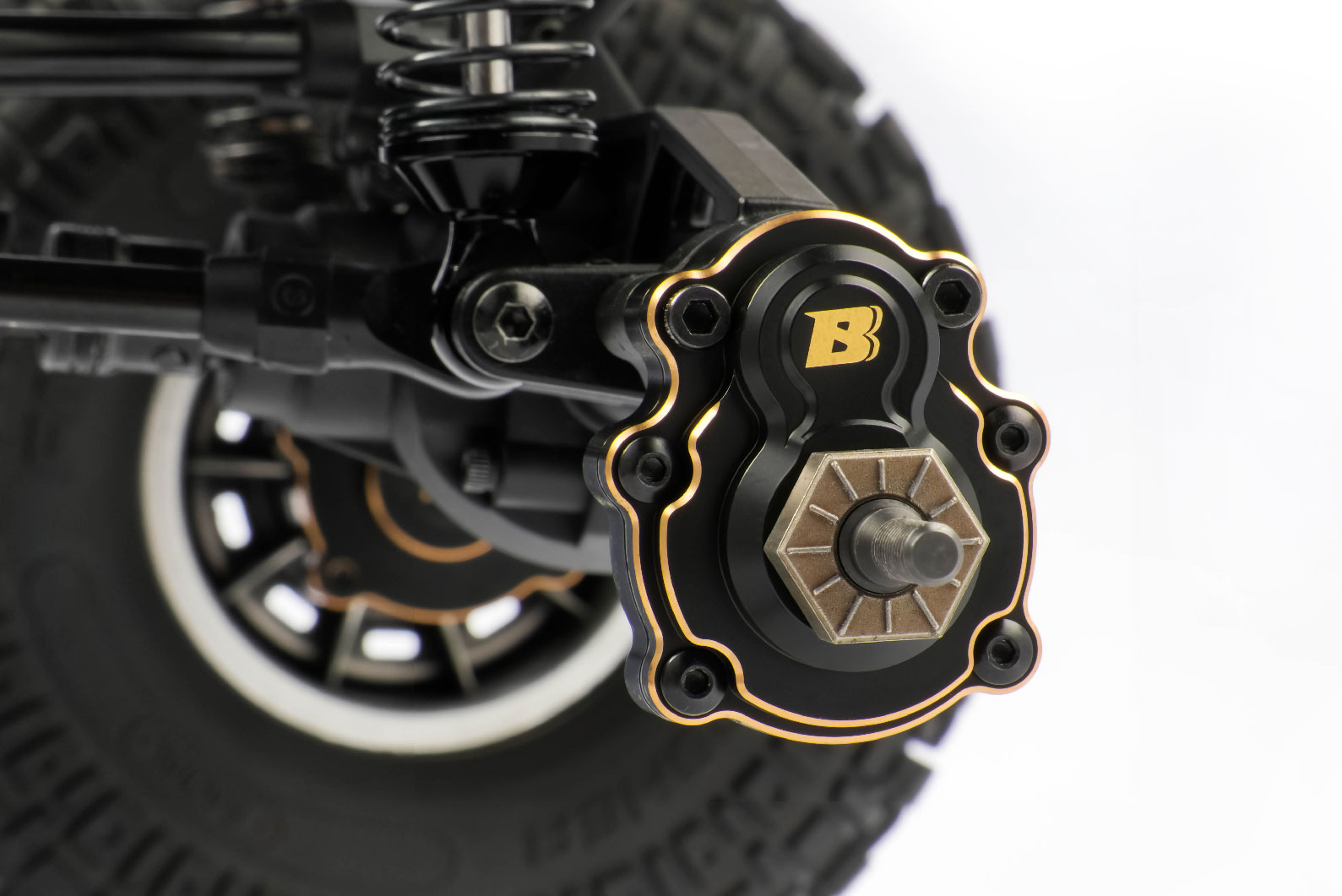 BATRAZZI Brass Portal Axle Housing for FMS FCX10 K5 & LC80 Pro