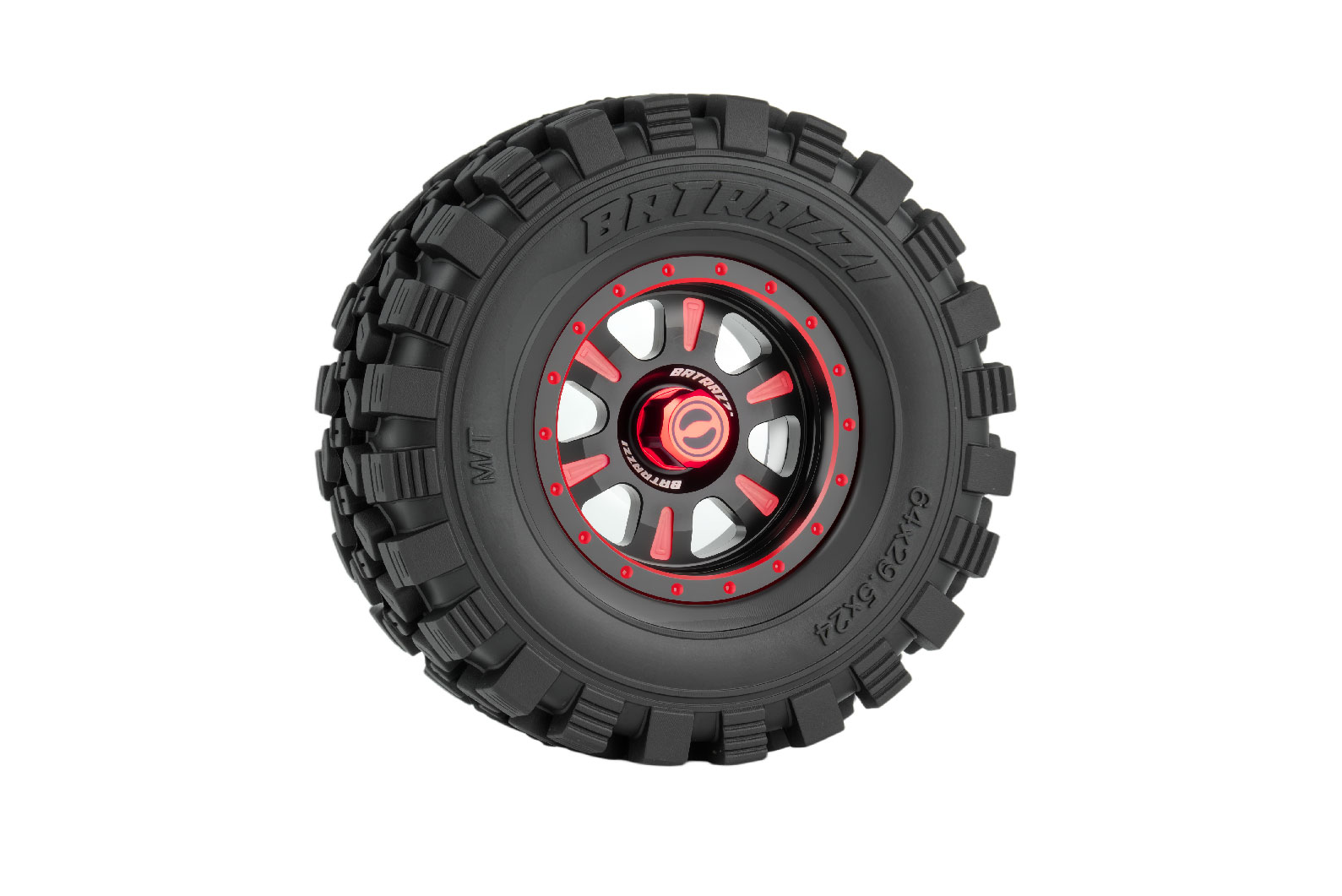 BATRAZZI Aluminum 1.2” Rogue Beadlock Wheels Black (4pcs)