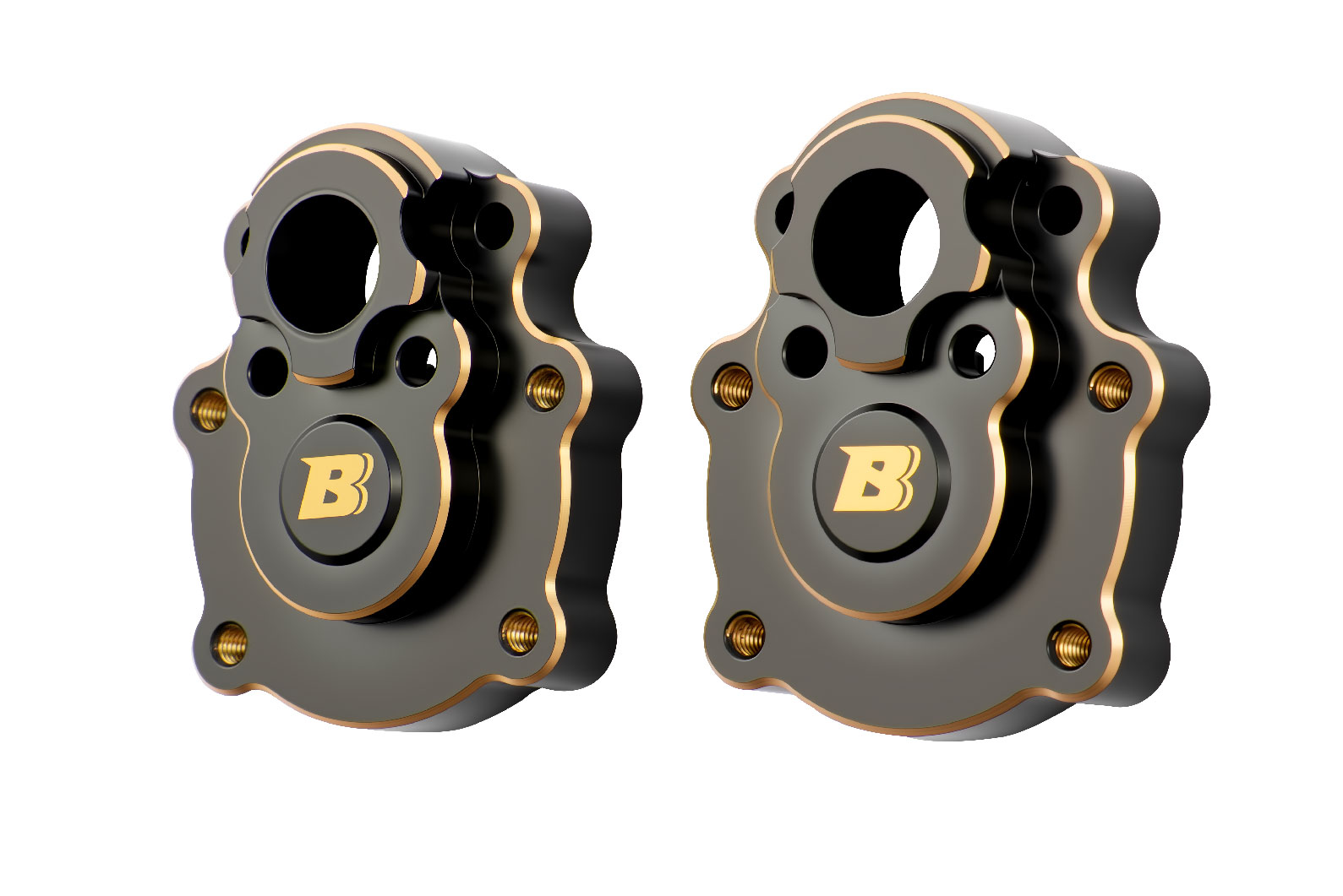 BATRAZZI Brass Axle & Portal Axle Housing for FMS FCX10 K5 & LC80 Pro